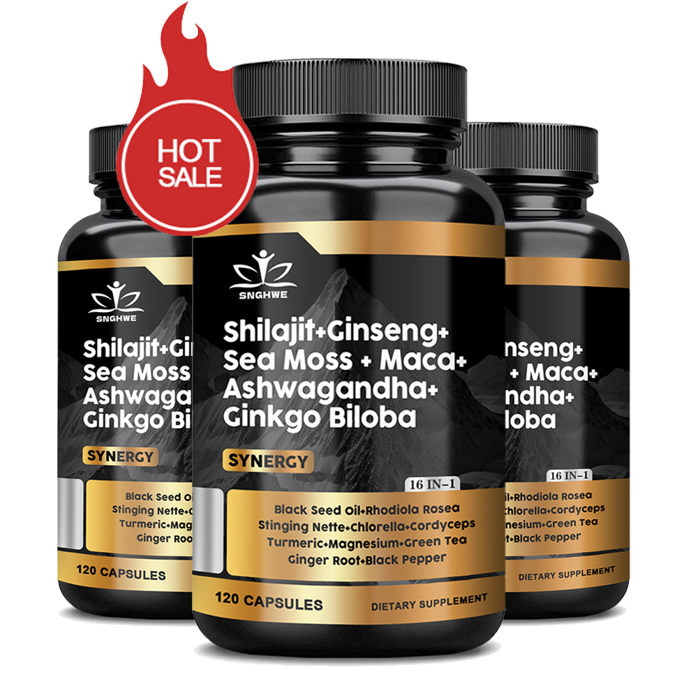 Ginger Tea - مكملات Shilajit الجينسنغ وطحلب البحر وأشواغاندا