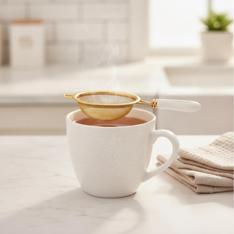 مصفاة شاي من الفولاذ المقاوم ل - مراجعة Herbal Tea وسعره