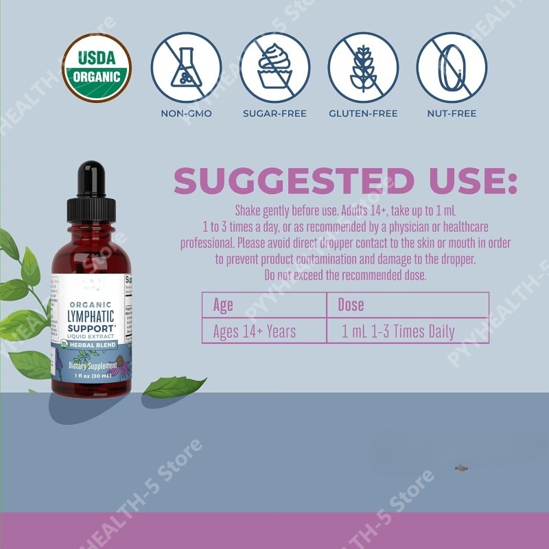 قطرات دعم الجهاز اللمفاوي العض - مراجعة Echinacea وسعره