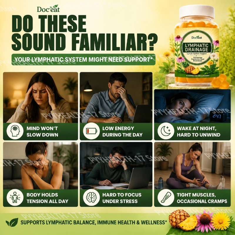 حلوى دوكتيت لدعم الجهاز اللمفا - مراجعة Herbal Supplement وسعره