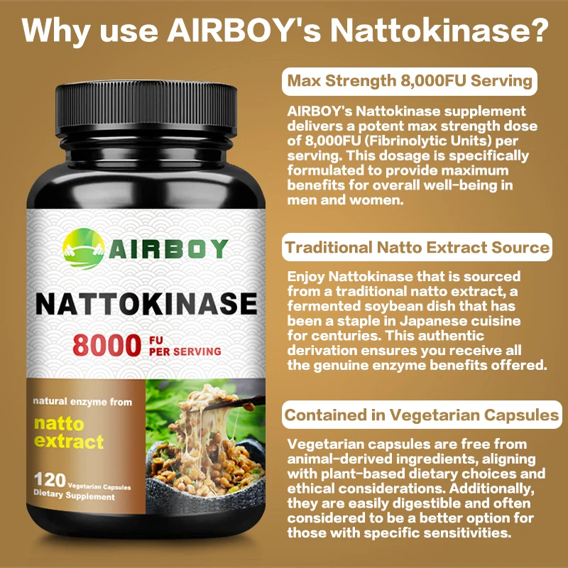 Nattokinase - يحافظ على توازن  - مراجعة Herbal Supplement وسعره