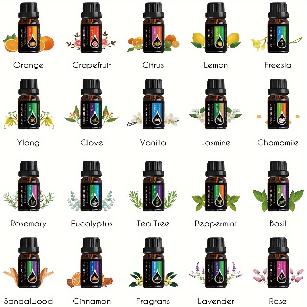 مجموعة من 20 زجاجة زيوت عطرية  - مراجعة Lavender Oil وسعره